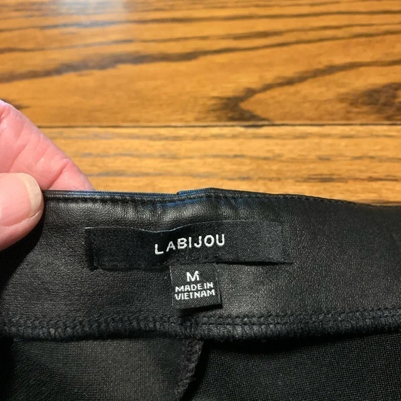 Labijou “leather” skinny legging/pants sz M - Picture 4 of 6